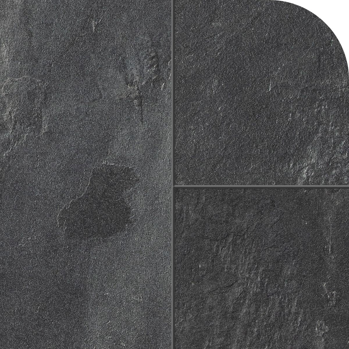Laminat-Fliesen Ölschiefer - authentische Steinstruktur, 4V - wasserresistent_Detailansicht