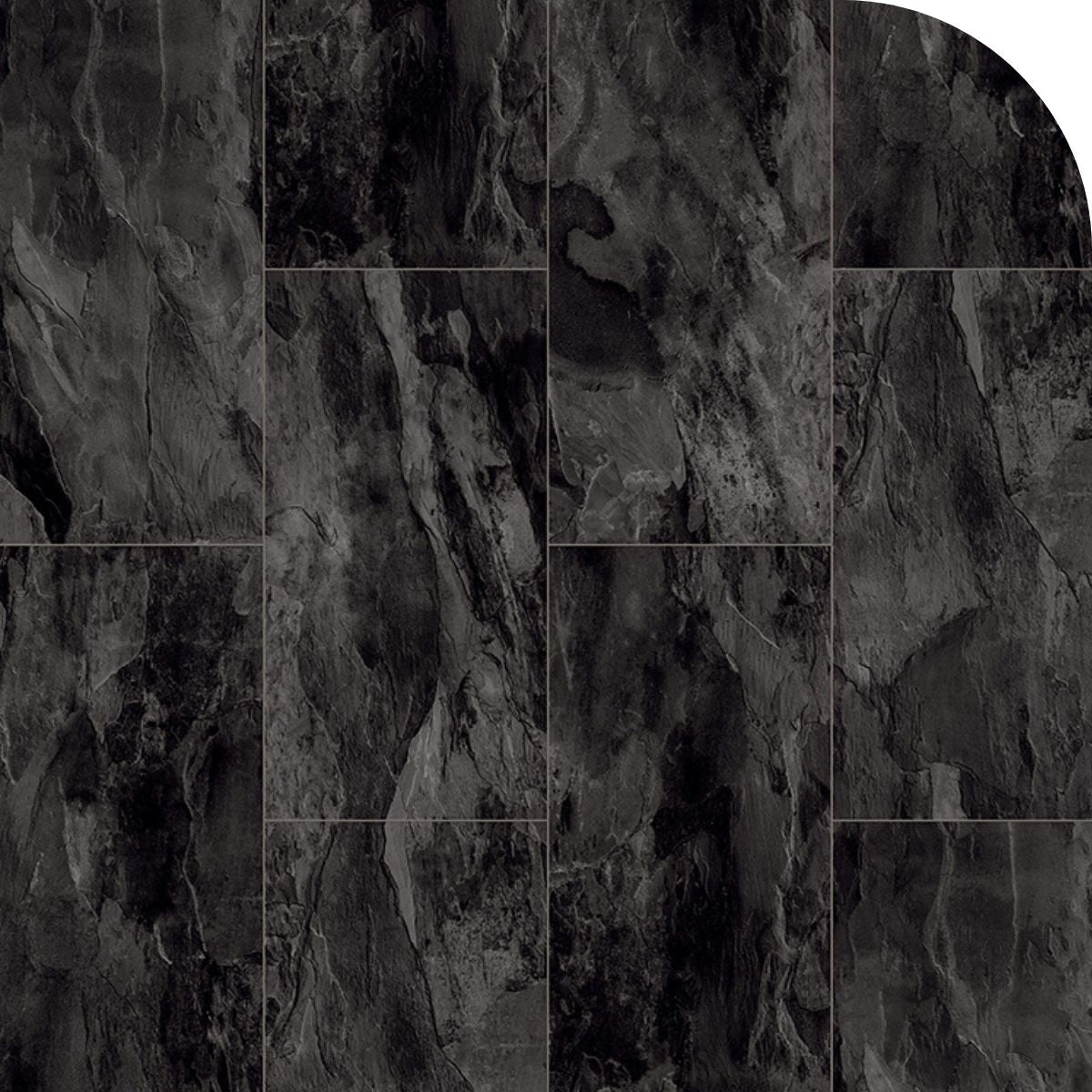 Kronoflooring_Laminat - H²O Floor mit O.R.C.A Trägerplatte - Yukon Slate, Format-Fliese_Frontansicht
