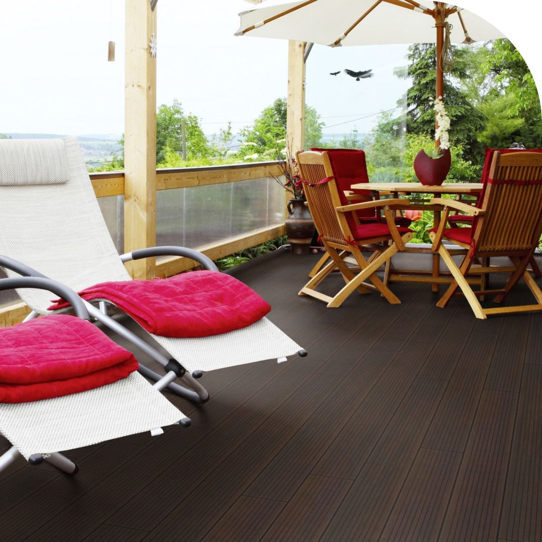 Bambus-Terrassendiele Bamboo X-treme - feingeriffelt / gebürstet