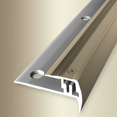 Parkettfreund® Ambiente Treppenkantenprofil - 1 Meter - in verschiedenen Farben - aus eloxiertem Aluminium (PF 320)