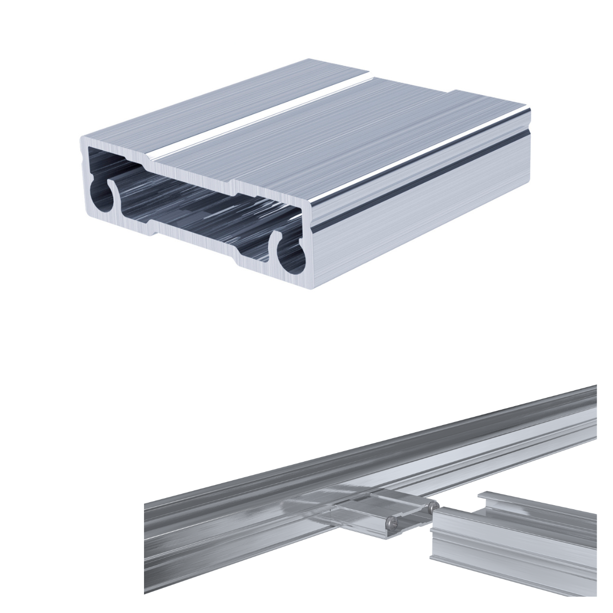 Verbinder für die Aluminium-Unterkonstruktionen SLIM-BASIS und SLIM-SK