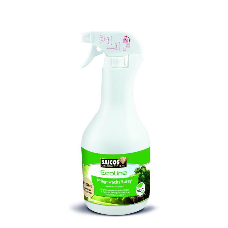 Saicos Ecoline Pflegewachs - Spray 1 L (farblos)