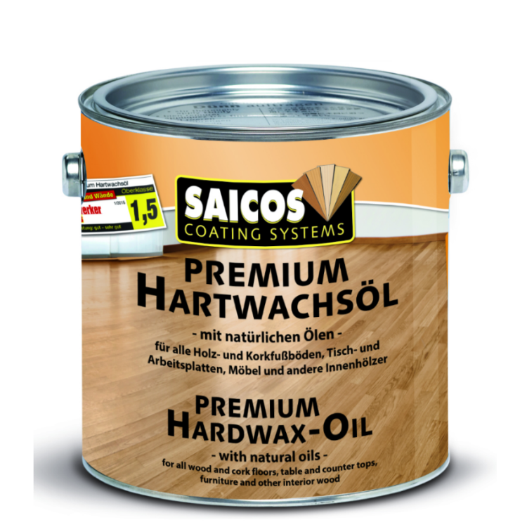 Saicos Premium Hartwachsöl matt, farblos - 2,5L